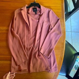 Forever 21 rose pink blouse.